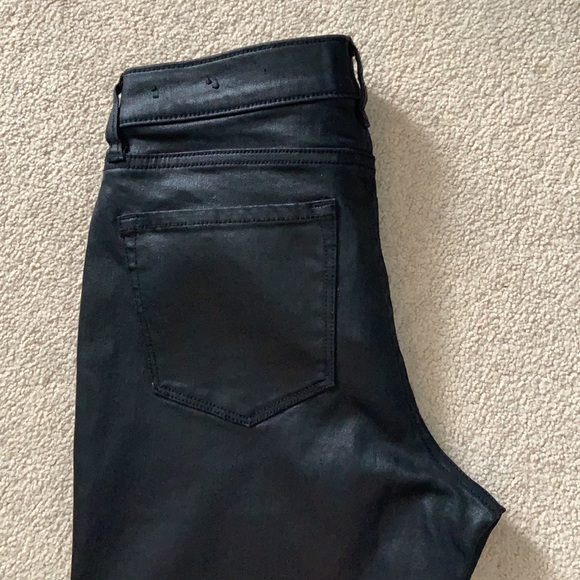 Banana Republic black pants with mild sheen - Picture 4 of 4